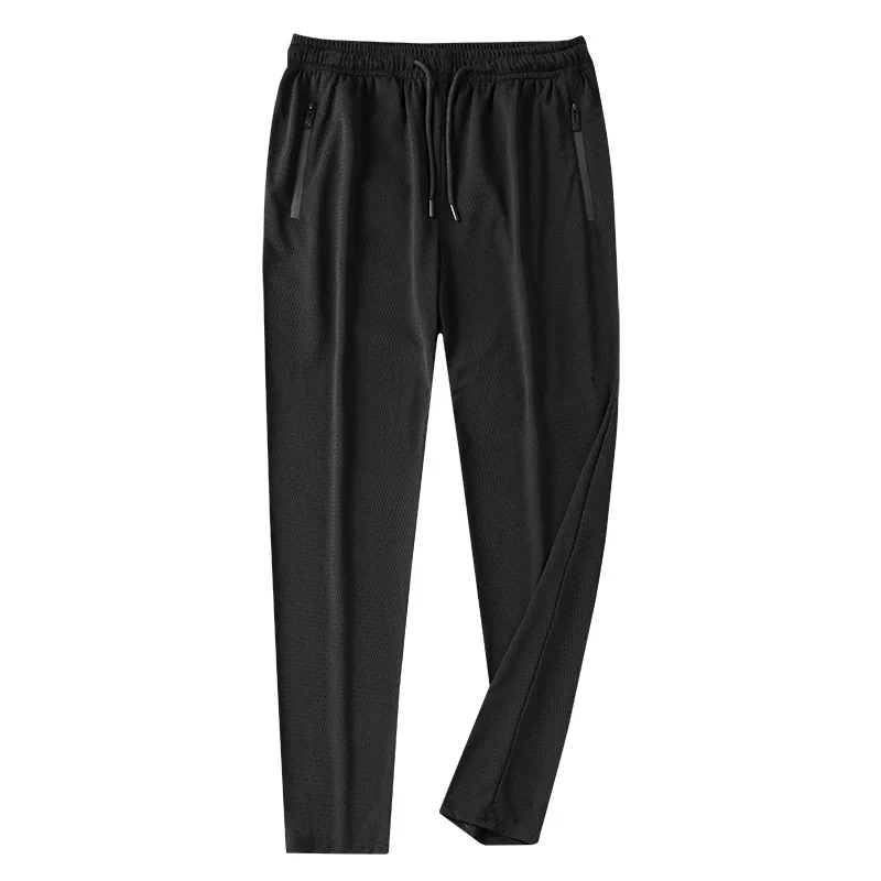 

Summer 2021 new men's fattening plus size mesh ice silk quick drying pants men's fat sports pants air conditioning pants