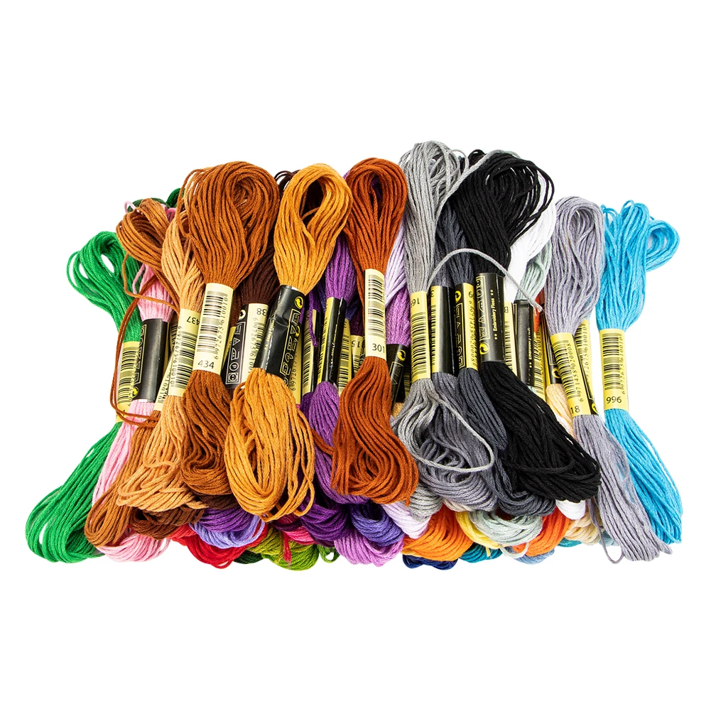 8 шт Многоцветный якорь похожие нить вышивка крестом стежка хлопок шитье моток