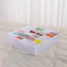 Вышивка моющийся Складная Нижнее белье Органайзер для бюстгалтеров носки шкафа Ящика Органайзер кронштейн ящик для хранения