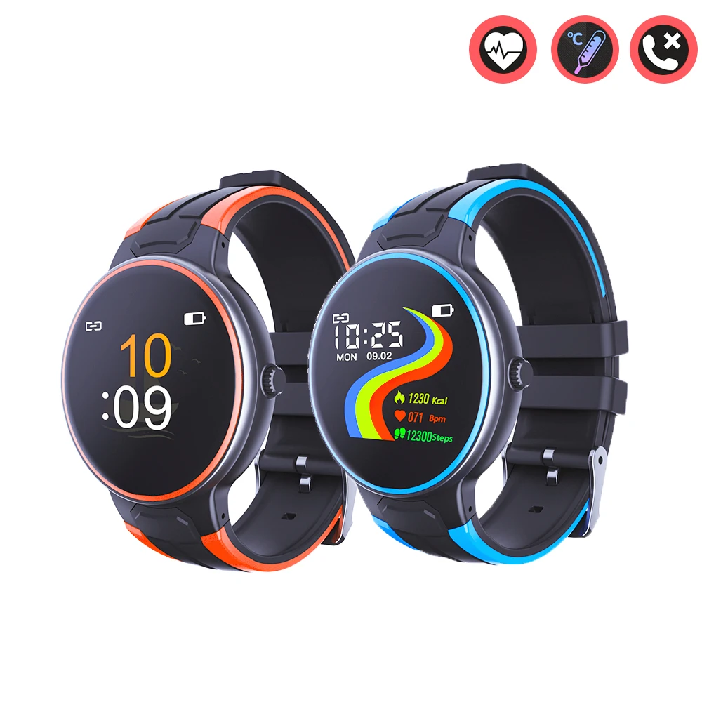 Женские Смарт часы с пульсометром и Bluetooth сенсорным экраном мужские умные