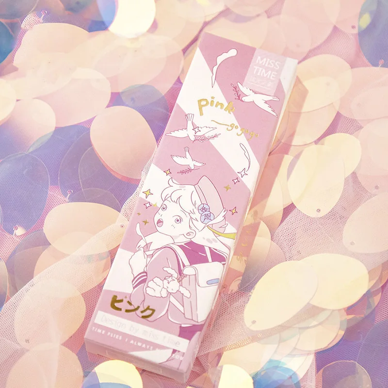 30 шт./кор. милый сладкий девушка Закладка для книги Kawaii розовый Новинка Бумага