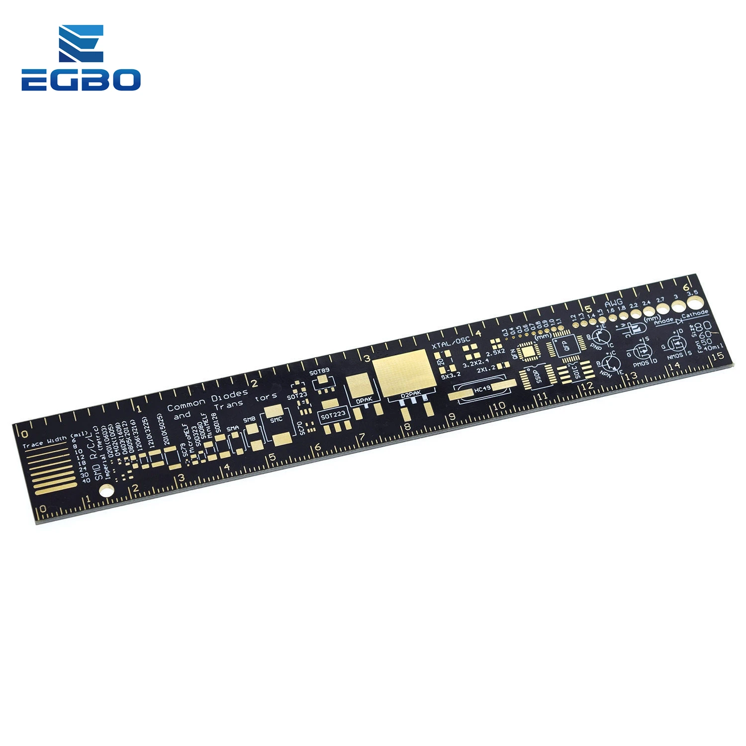 Линейка EGBO PCB для электронных инженеров производителей Geeks фанатов Arduino линейка
