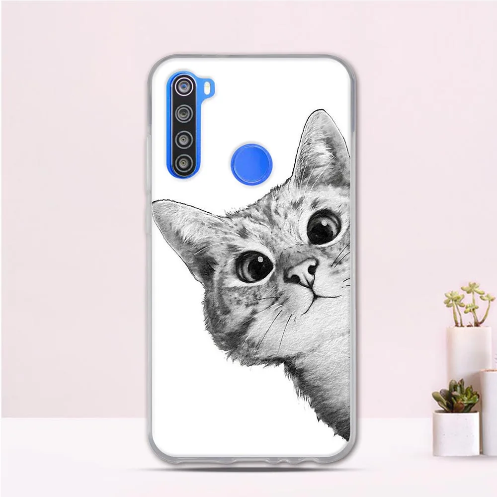 Чехол для Xiaomi Redmi Note 8 T силиконовый мягкий чехол из ТПУ телефона Xiomi чехол-бампер с