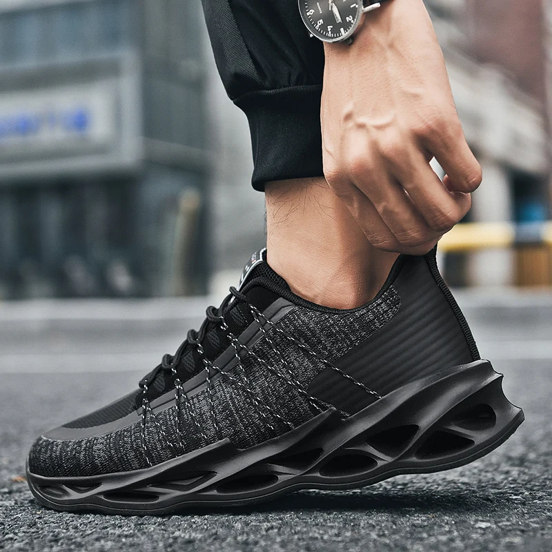 

Breathable Sneakers 46 Comfortable Mesh Men Sport Shoes 46 Outdoor Non-slip Wear-resistant Casual Running Shoes Big Size