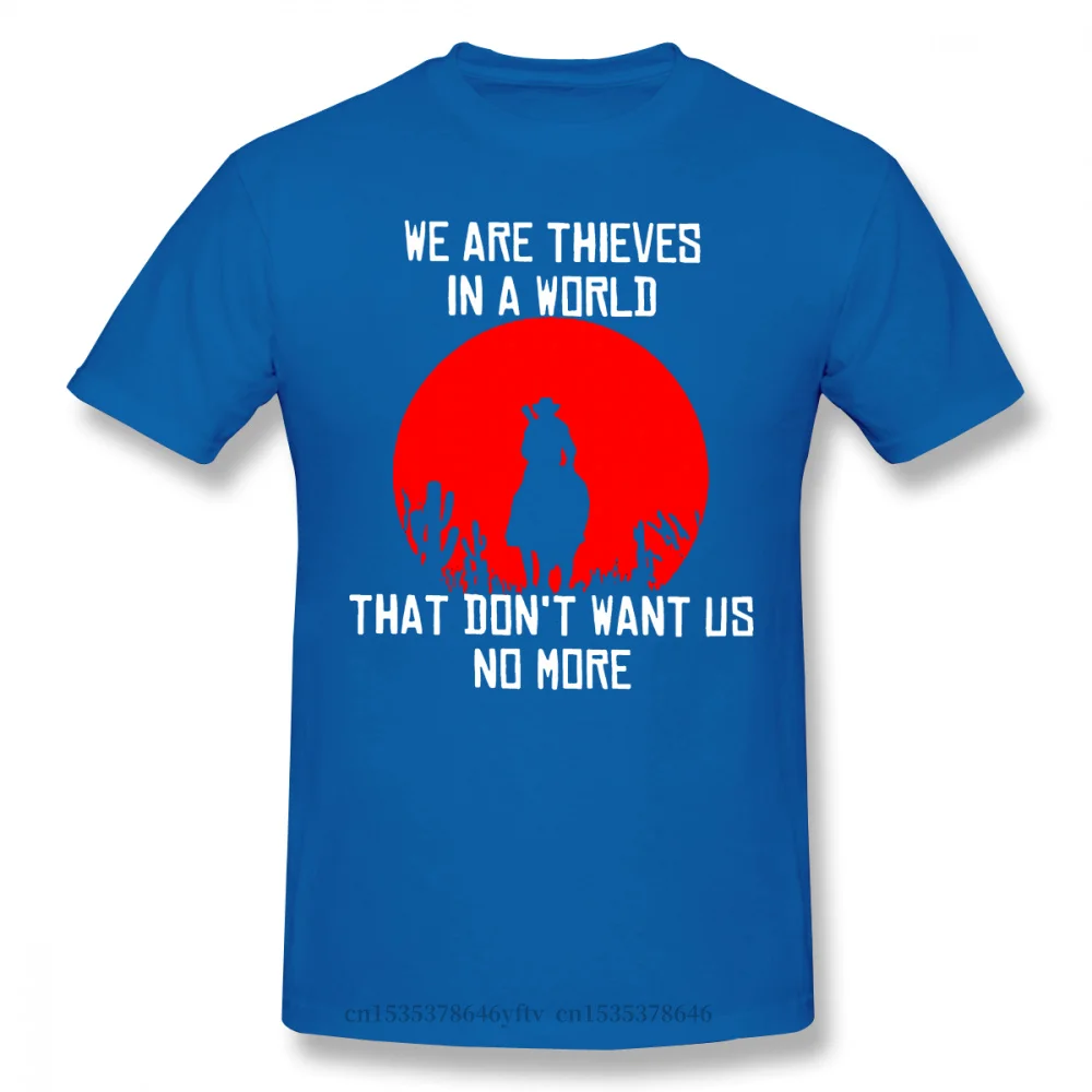 

2021 Leisure Fashion cotton T-shirt Arthur Morgan Print Funny Red Dead Redemption John Marston Dead Eye Game Streetwear