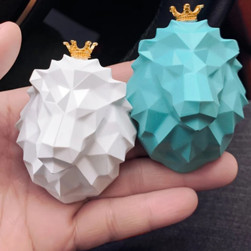 Ароматизатор автомобильный в форме головы льва креативный освежитель воздуха