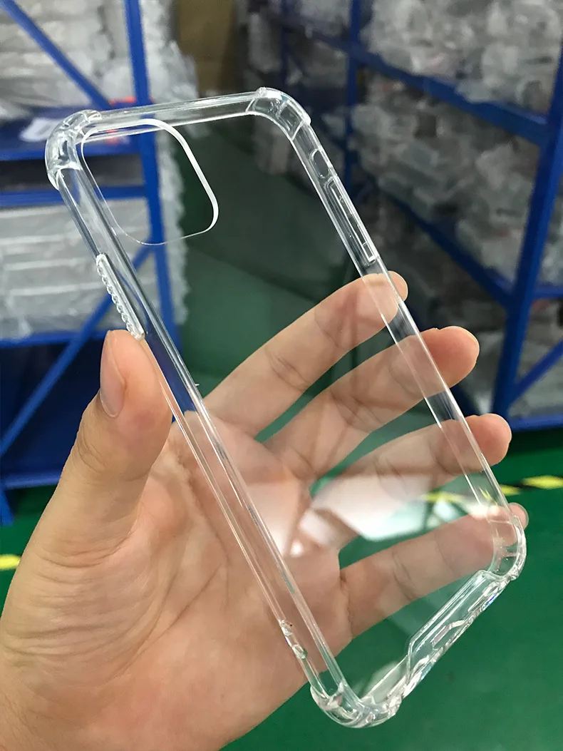 Прозрачный Гибридный Жесткий ПК акриловый задний Чехол для iPhone 8 Мягкий ТПУ Рамка