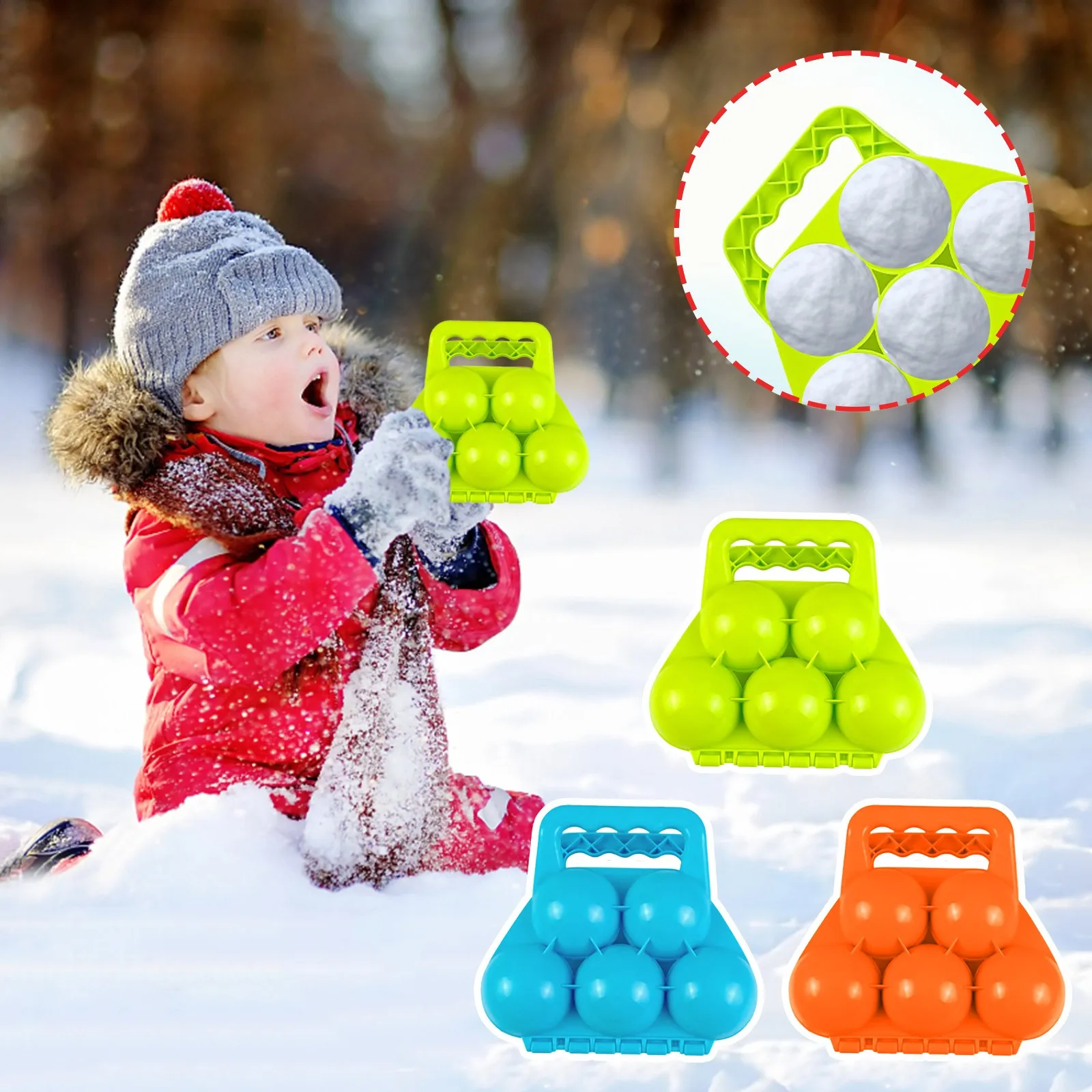 Зажим для изготовления 5 снежных шариков Детская уличная спортивная форма