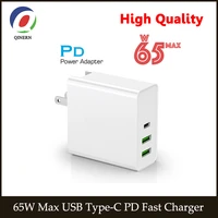 65w 45w 20v 3 25a usb type c pd fast charger qc 3 0 power laptop adapter for ipad iphone12 max macbook proasuslenovohp dell