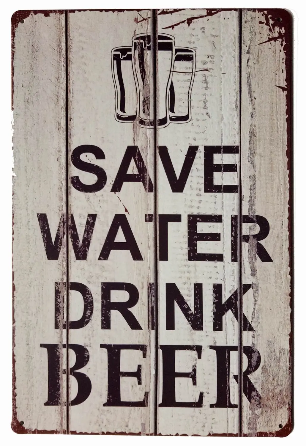 

Save Water Drink Beer Tin Signs Vintage Retro Wall Retro Metal Bar Pub Poster