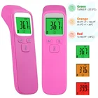 Портативный Бесконтактный ЛОБНЫЙ термометр, цифровой инфракрасный термометр со светодиодным дисплеем, Многофункциональный термометр для детского питания, 1 шт.