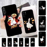 fhnblj duck goose game phone case for huawei p30 40 20 10 8 9 lite pro plus psmart2019