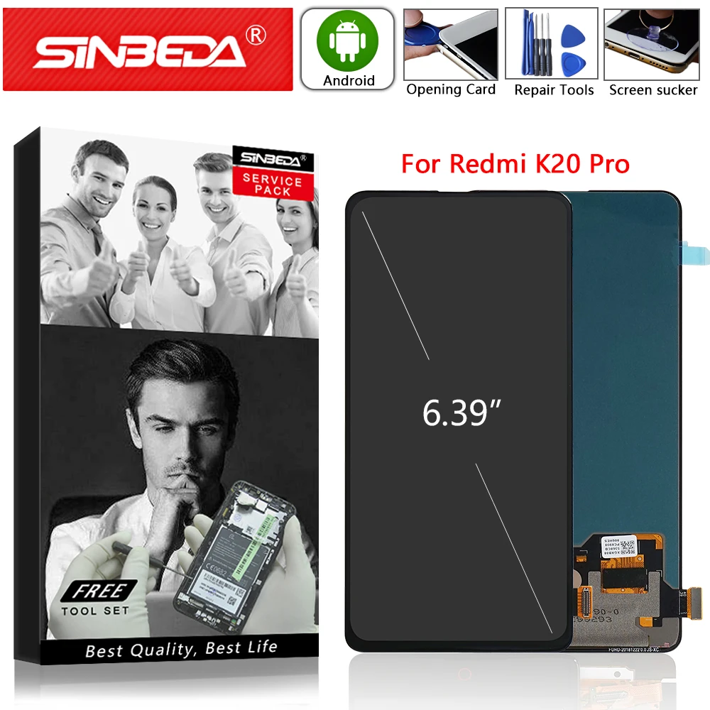 Оригинальный ЖК дисплей для xiaomi mi9t pro дигитайзер сенсорного экрана Xiaomi MI Redmi K20