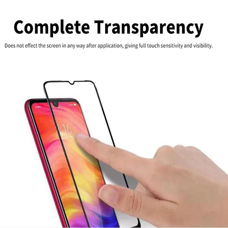 CHOETECH 9H закаленное стекло для Xiaomi Redmi Note 7 Защита экрана 5D полное покрытие Pro