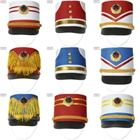 soldier hat child halloween military hat christmas carnival party costume majorette drum hat performance cosplay soldier hat