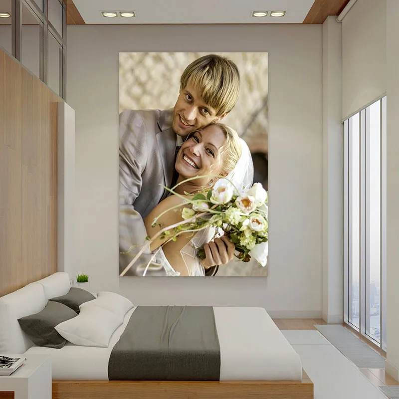 

Canvas painting black Wall art pictures Posters Oil painting Love lovers Print Wall decor painting Poster