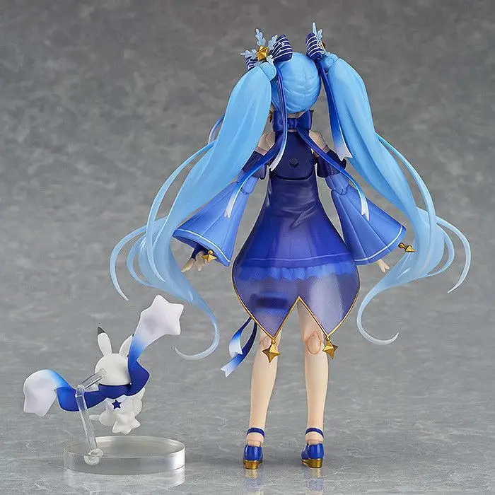 Hatsune Miku Figma EX-037 Снежная Мику 2017 VOCALOID мерцающие мобильные соединения пвх Анимация
