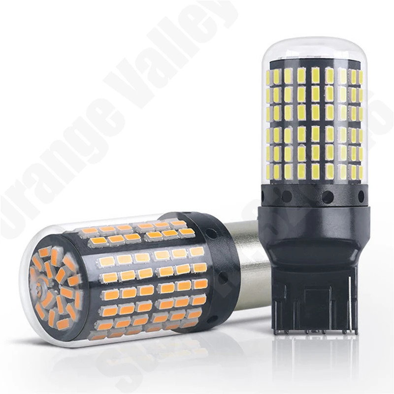 1 шт. BA15S P21W 1156 BAU15S T20 7440 144 светодиодный SMD авто задние боковые индикаторные огни