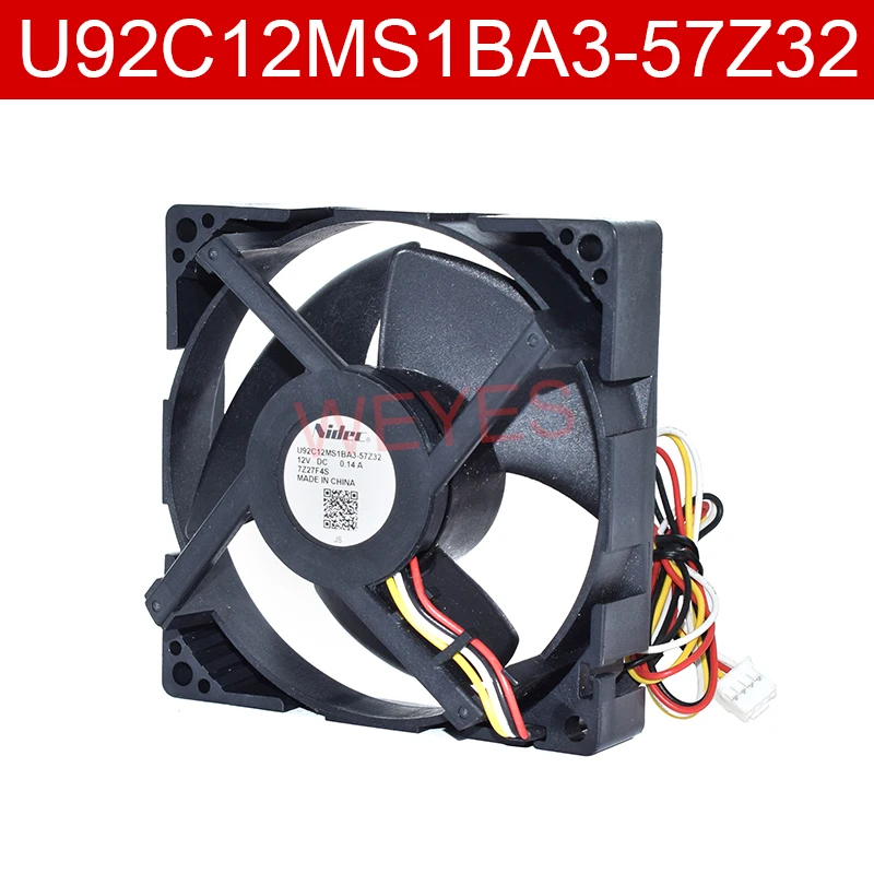 

Original U92C12MS1BA3-57Z32 DC12V 0.14A Four Lines Square Cooling Fan