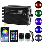 Светодиодный светильник RGBW с музыкальной активацией, двигатель с эффектом стрельбы звездой для потолочного светильника, дистанционное управление через приложение, 12 В постоянного тока, 32 Вт