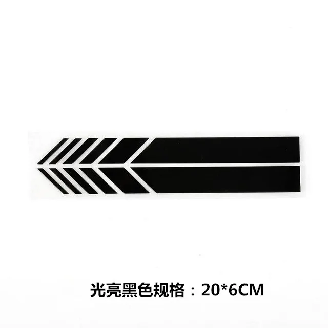

LKT 1PCS Carbon Fiber Rearview Mirror Car Sticker Rearview Mirror Decorative Stripe Pairing A269