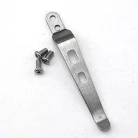 folding knife holder tool diy parts stainless steel back clip pocket holder knife clip
