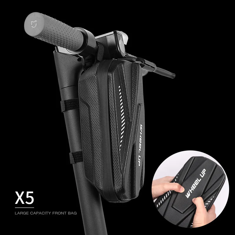 

Electric Scooter Front Bag Handle Bar Bag Electric Folding Bicycle Handle Bag Eva Hard Shell Balance Car Bicycle Bag