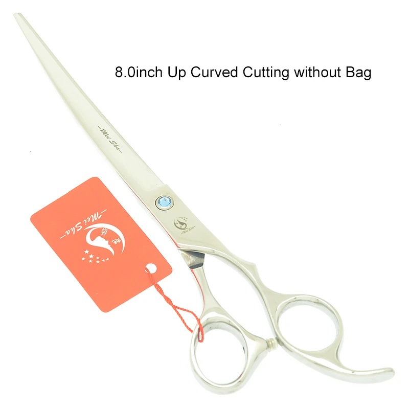 HB0251 no bag 8," ножницы для ухода за домашними животными набор парикмахерских ножниц для собак Стрижка волос Истончение изогнутая машинка для стрижки волос гребень сумка HB0247 - Цвет: HB0251 no bag