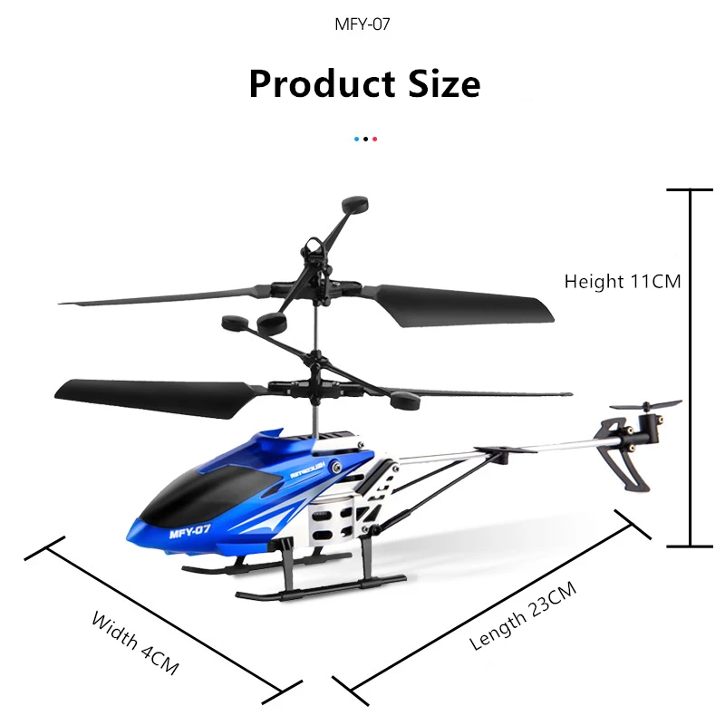 Стабильная F светильник дистанционного Управление вертолет Дважды RC Drone