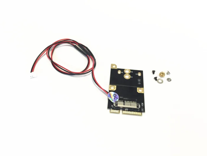 3 в 1 конвертер беспроводной Wi-Fi-карты mini PCIe BCM94360CD BCM94331CSAX BCM94331CD с линией 40 см для