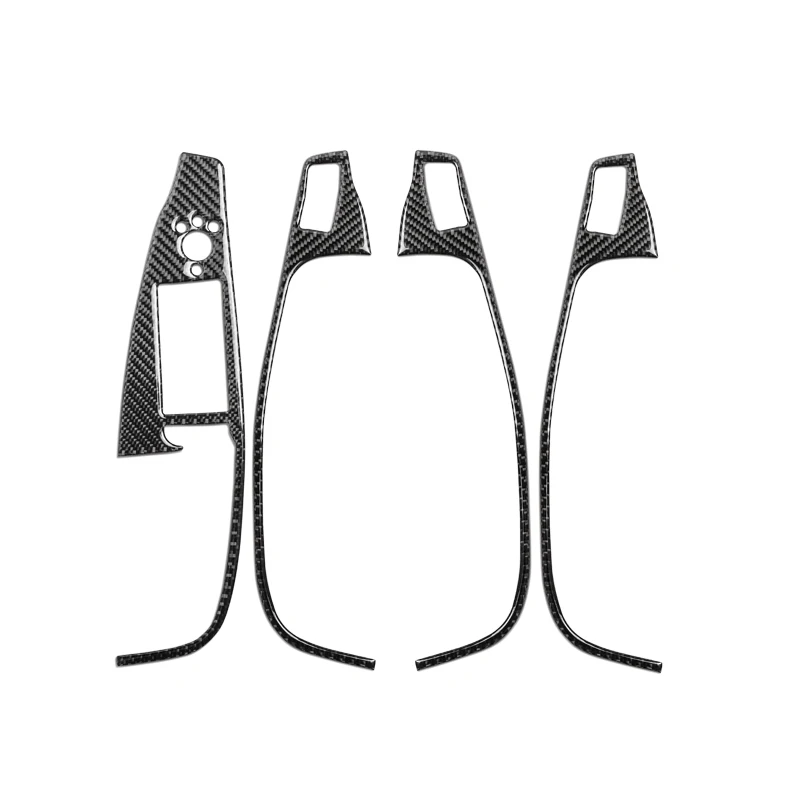 Для Audi Q5 8R SQ5 из углеродного волокна 4 шт. кнопки панели переключателя