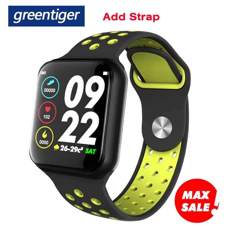 Greentiger F8 Bluetooth Смарт-часы пульсометр калории фитнес-трекер будильник IP67 Водонепроницаемый умный Браслет