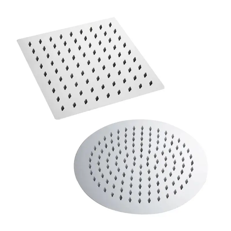 Круглая/квадратная насадка для душа E8FE из нержавеющей стали дождевая смеситель