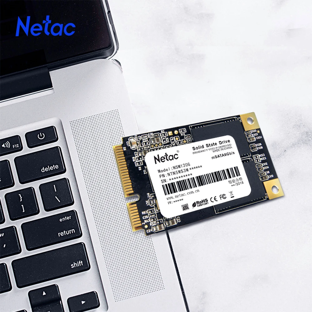 SSD-накопитель Netac для сервера ноутбука Mini SATA SSD-диск на 120 ГБ 240 480 | Компьютеры и офис