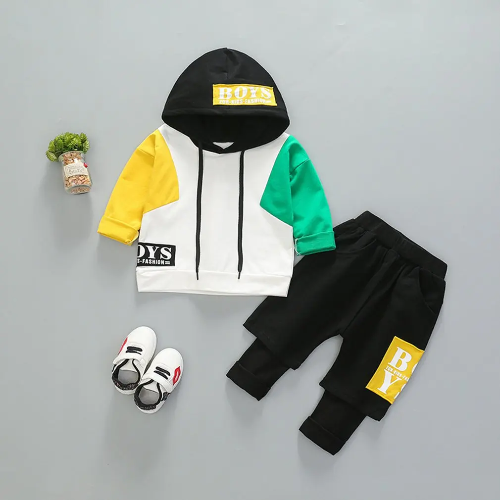 2 шт./компл. модная детская одежда Удобная красивая из хлопка рубашка с длинными