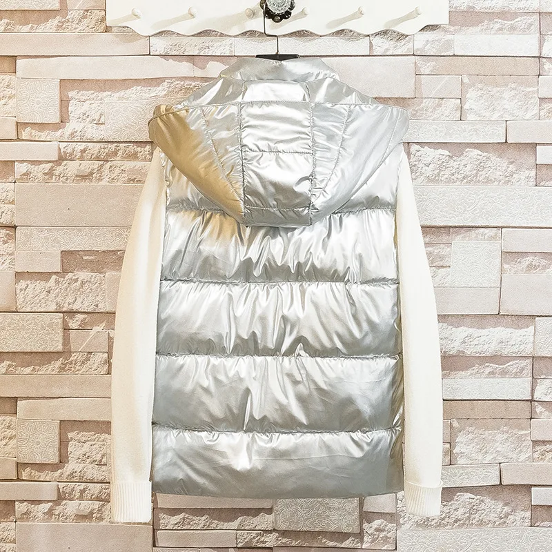 

2020 winter the glossy trend of cultivate one's morality handsome new men vest youth warm cotton vest