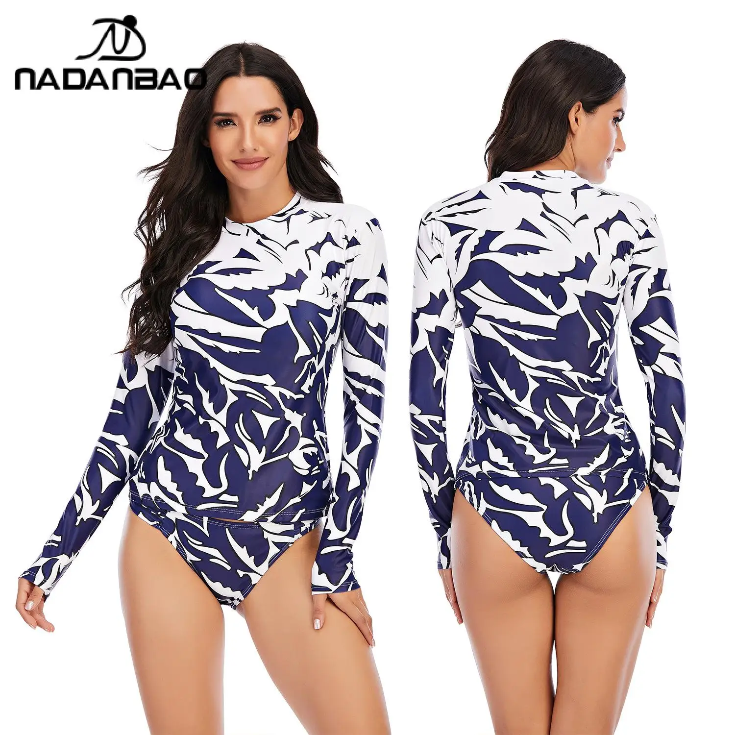 NADANBAO лето для женщин купальник 2021 Surf водолазный костюм одежда плавания с длинным