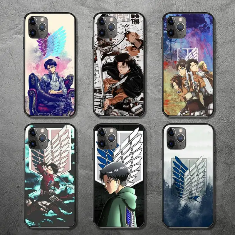 

Attack On Titan Phone Case for iPhone 12 11 mini pro XS MAX 8 7 6 6S Plus X 5S SE 2020 XR
