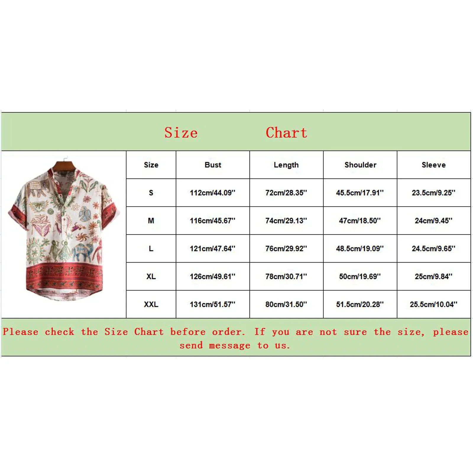 

Summer Men's shirts Slim Casual Printed Cotton-linen Short Sleeve Top Blouse Stand-up collar vintage clothes men ropa hombre
