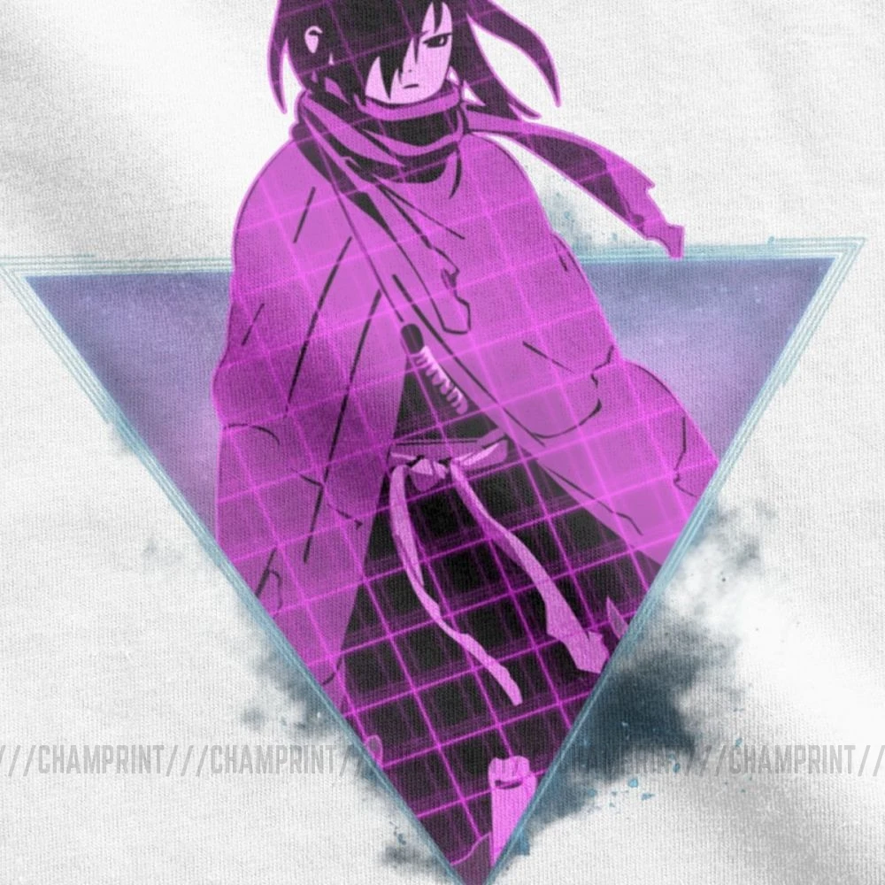 Мужские футболки Dororo Hyakkimaru футуристический аниме забавные из чистого хлопка