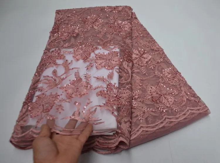 

Stoned Net Lace Fabric Of 2020SS New Arrival AG6369