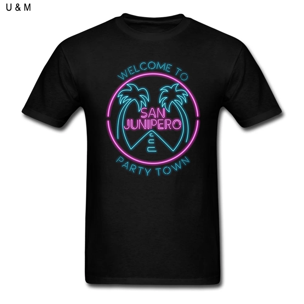 Мужская винтажная хлопковая футболка с коротким рукавом мультяшным