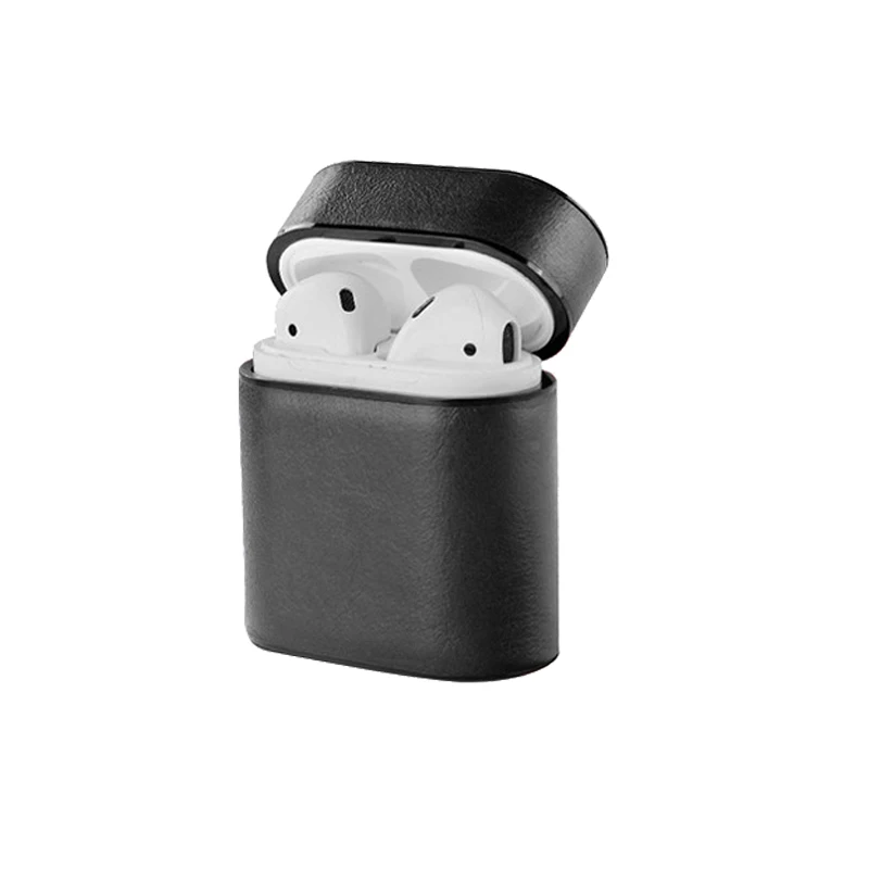 Для Airpods кожаные наушники беспроводные Bluetooth водонепроницаемый чехол для Airpod AirPods