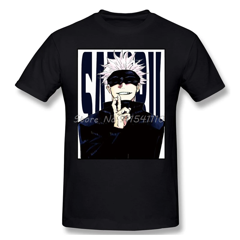

Satoru Gojo Comfort Clothes Fashion Design Jujutsu Kaisen YujiItadori Anime Cotton Men T-Shirt