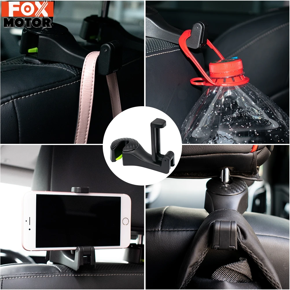 Universal Headrest Hook Phone Holder Auto Car Seat Back Hanger Cell Stand Clip Tool Bag Styling | Автомобили и мотоциклы