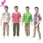 Костюм, наряд, повседневная одежда, рубашка, одежда и брюки для куклы Барби, костюм для мальчика