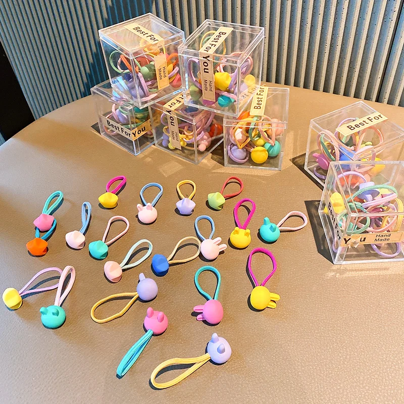 

10 шт./Партия Детские милые юбки-пачки со звездочками, трусы с изображением кролика и сердечек Детские эластичные детские ленты для волос для...