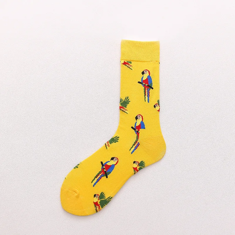 Скейтборд Chaussette Homme, Модные цветные женские носки с язычком, в европейском и американском стиле, в стиле хип-хоп, забавные носки Meias, Size36-42 - Цвет: 7