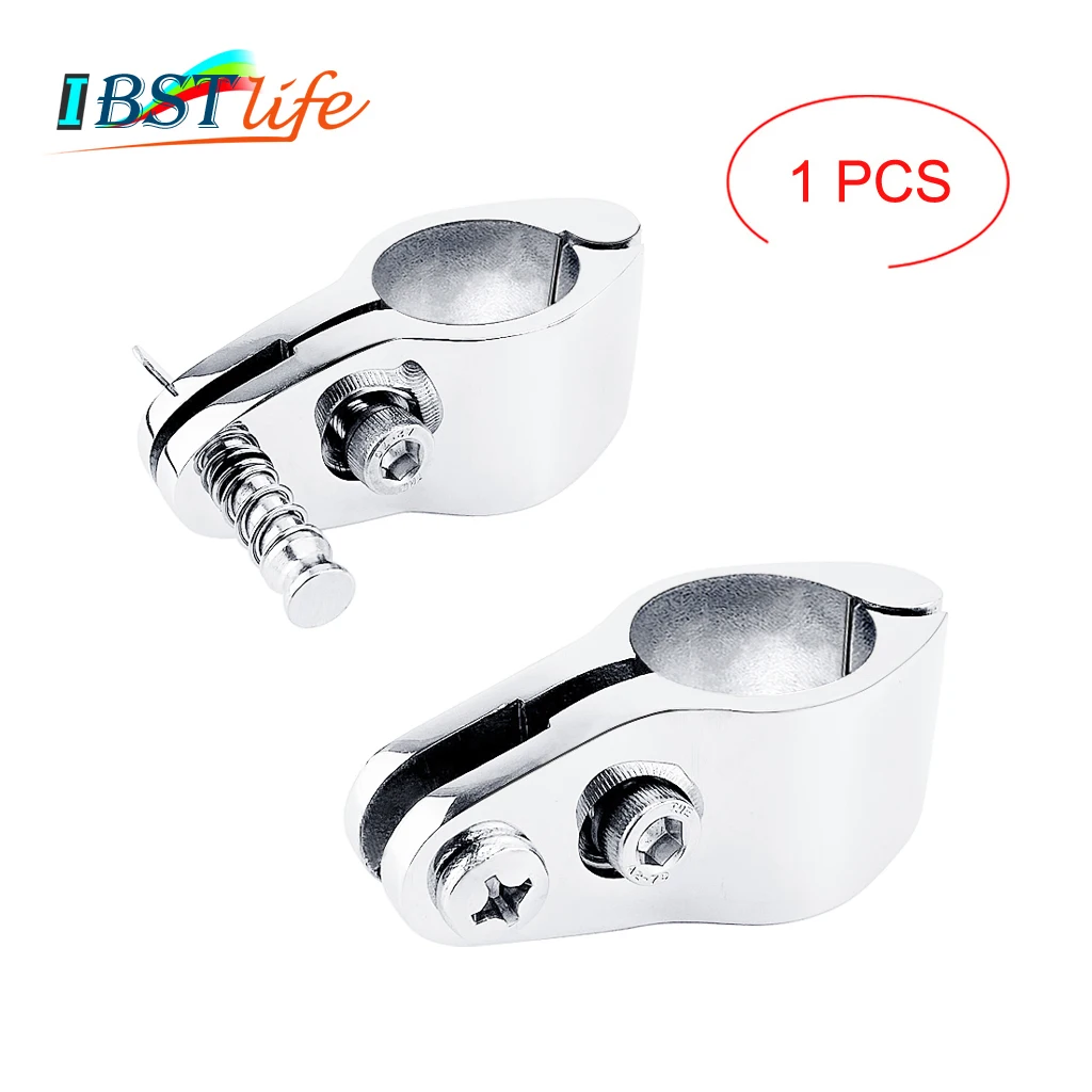 

22 or 25mm Stainless Steel 316 Boat Bimini Top Hinged Jaw Slide Clamp Fitting Marine Hardware Yacht Canopy Tube Rail Accessories