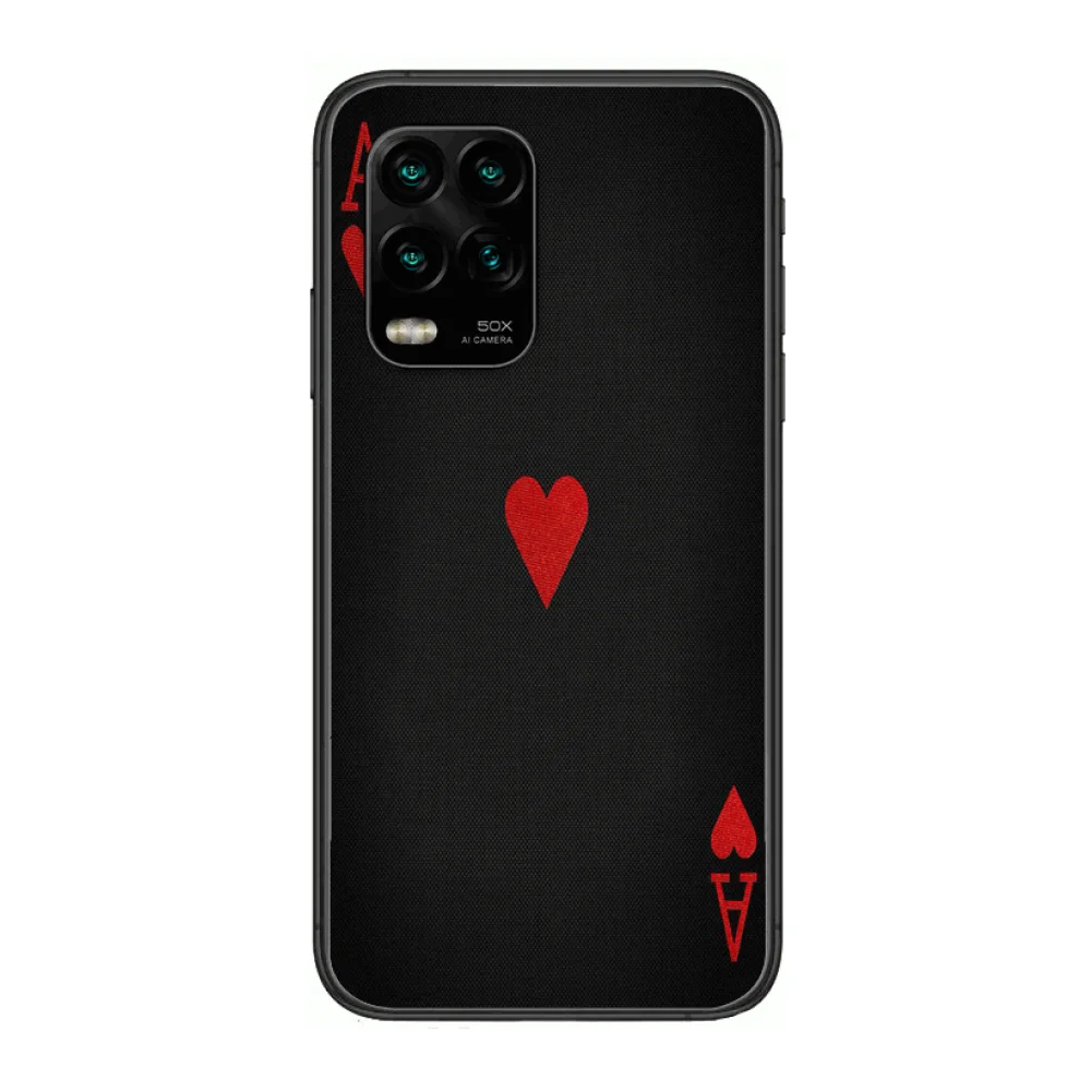 

Poker Personality Phone Case For xiaomi Redmi Note 9S 8 7 6 5 A Pro T Anime Black Cover Silicone Back Pretty senior